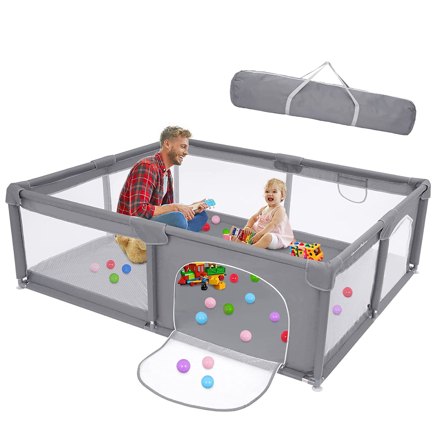 Baby Playpen, Large Playpen for Babies and Toddlers TSW Malls