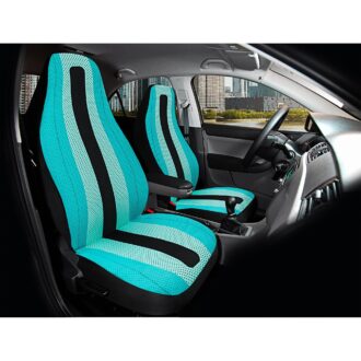 Auto Drive 2PC High Back Aireknit Vapour Seat Covers MintGrey - Universal Fit,2010SC06