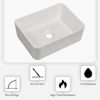 Ceramic Vessel Vanity Sink